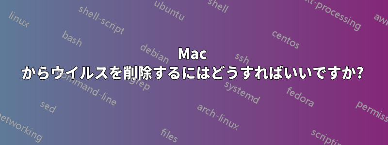 Mac からウイルスを削除するにはどうすればいいですか?