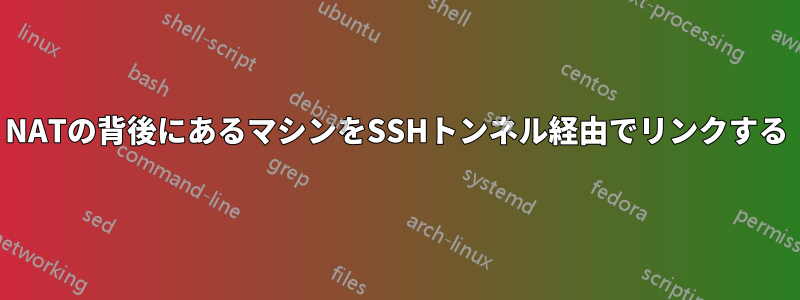 NATの背後にあるマシンをSSHトンネル経由でリンクする