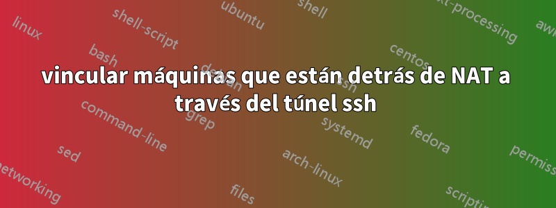 vincular máquinas que están detrás de NAT a través del túnel ssh