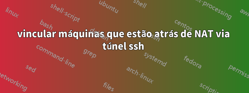 vincular máquinas que estão atrás de NAT via túnel ssh