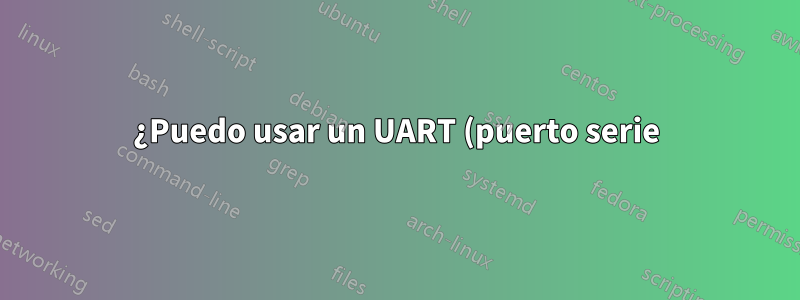 ¿Puedo usar un UART (puerto serie) como dispositivo MIDI en Linux?
