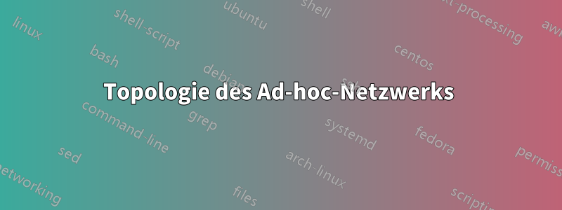 Topologie des Ad-hoc-Netzwerks