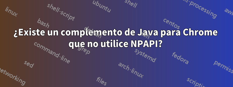 ¿Existe un complemento de Java para Chrome que no utilice NPAPI?