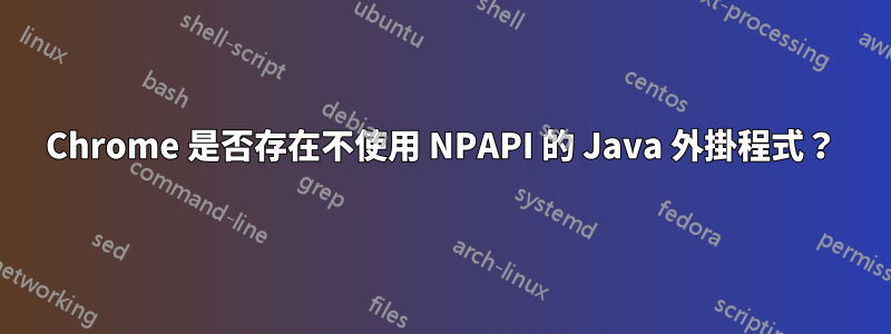 Chrome 是否存在不使用 NPAPI 的 Java 外掛程式？