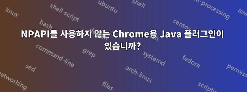 NPAPI를 사용하지 않는 Chrome용 Java 플러그인이 있습니까?