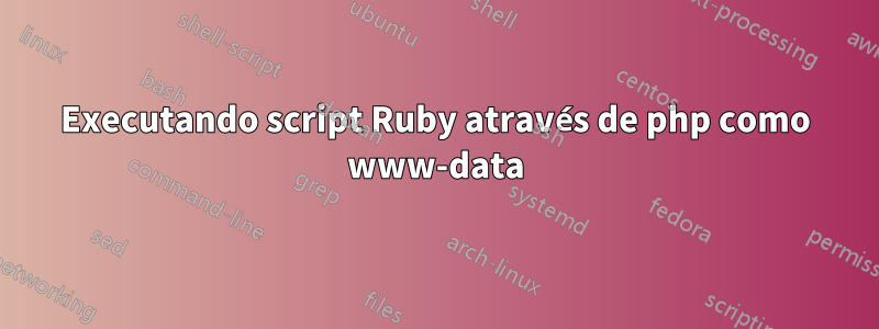 Executando script Ruby através de php como www-data