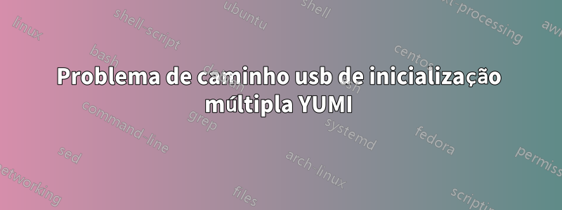 Problema de caminho usb de inicialização múltipla YUMI