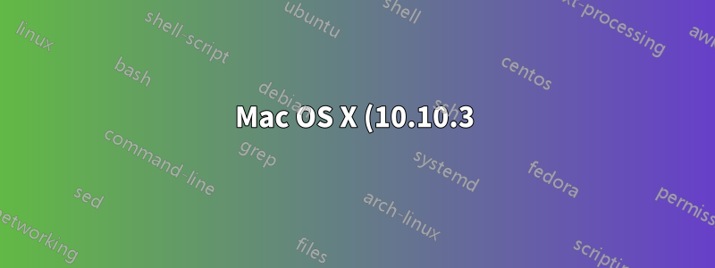 Mac OS X (10.10.3) と Cloudera VM の間で ssh が機能しない