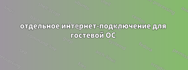 отдельное интернет-подключение для гостевой ОС