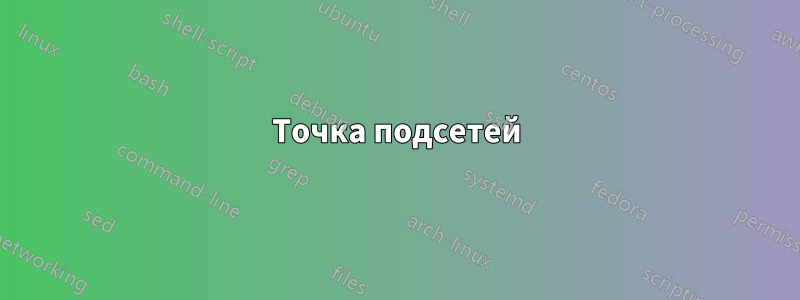 Точка подсетей