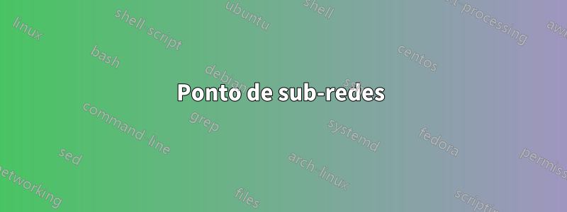 Ponto de sub-redes