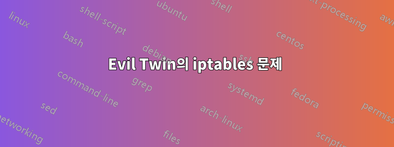 Evil Twin의 iptables 문제