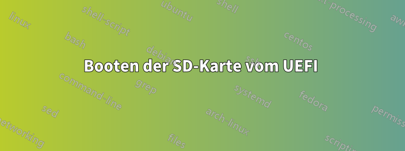 Booten der SD-Karte vom UEFI