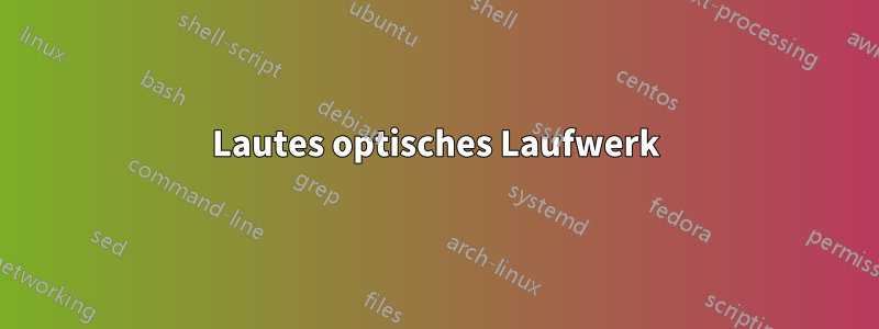 Lautes optisches Laufwerk