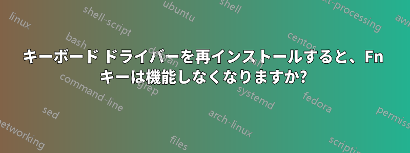 キーボード ドライバーを再インストールすると、Fn キーは機能しなくなりますか?