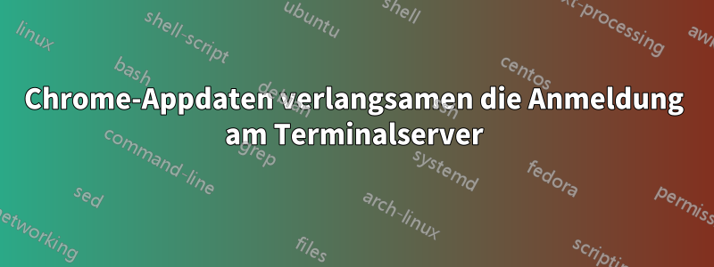 Chrome-Appdaten verlangsamen die Anmeldung am Terminalserver