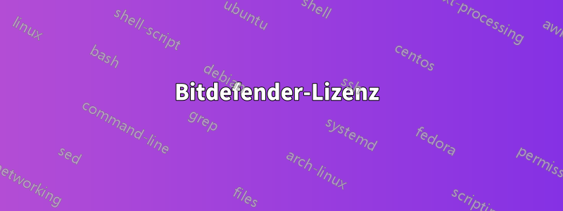 Bitdefender-Lizenz 