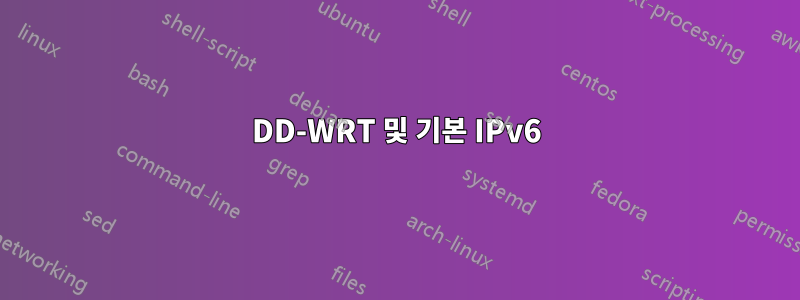 DD-WRT 및 기본 IPv6