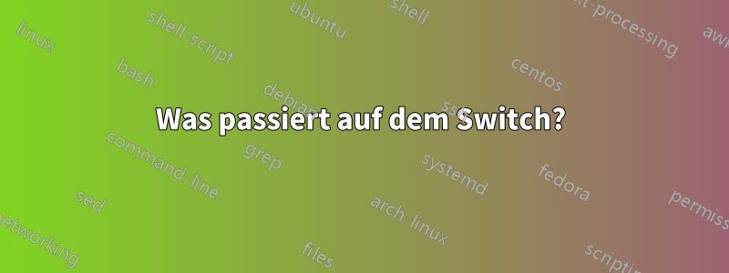 Was passiert auf dem Switch?