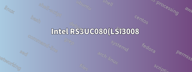 Intel RS3UC080(LSI3008) + Samsung Evo 840 = 寫入效能慢?