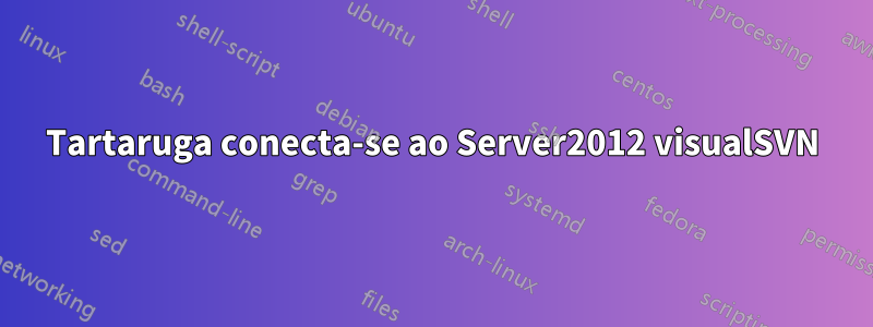 Tartaruga conecta-se ao Server2012 visualSVN