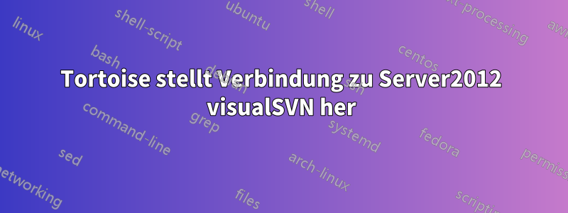 Tortoise stellt Verbindung zu Server2012 visualSVN her