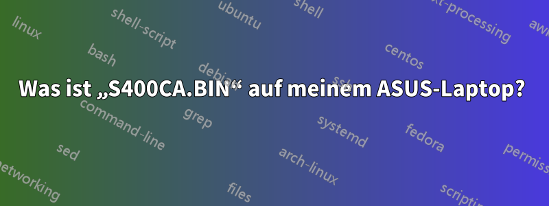 Was ist „S400CA.BIN“ auf meinem ASUS-Laptop?