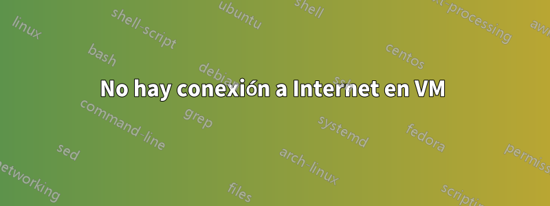 No hay conexión a Internet en VM