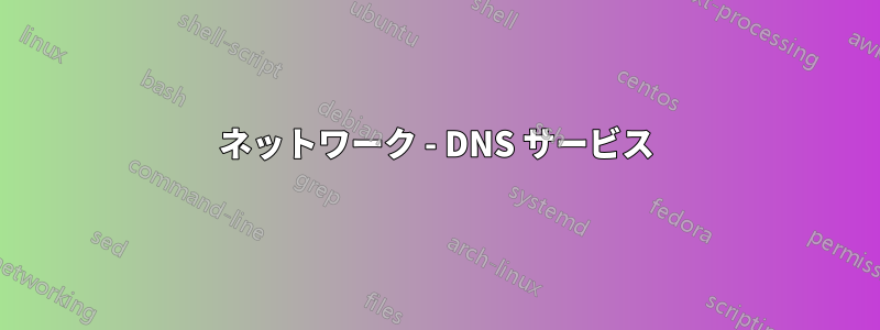 ネットワーク - DNS サービス