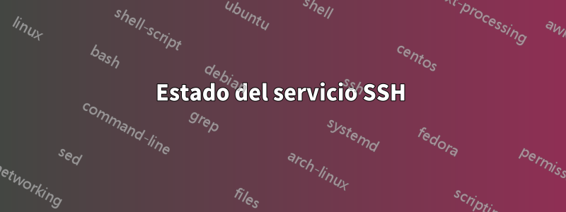 Estado del servicio SSH