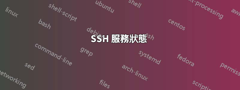 SSH 服務狀態