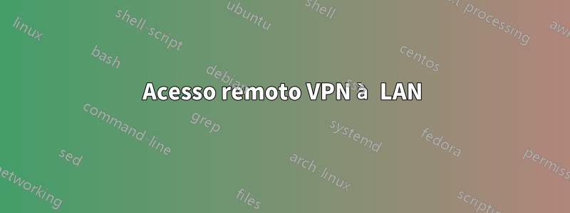 Acesso remoto VPN à LAN