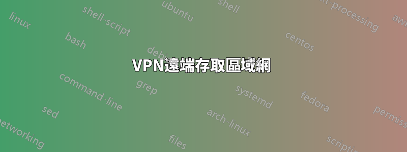 VPN遠端存取區域網