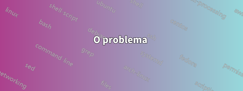 O problema