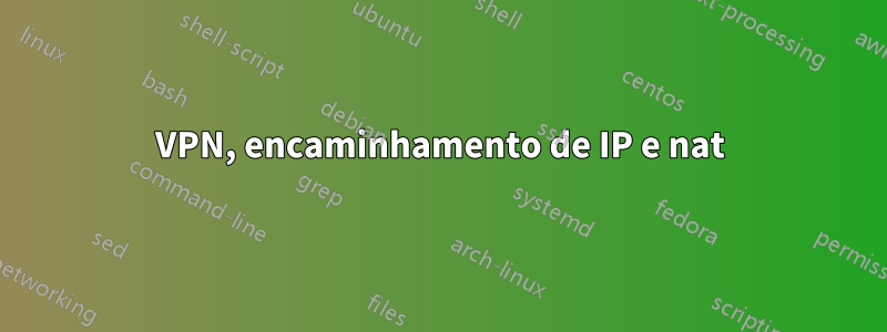 VPN, encaminhamento de IP e nat