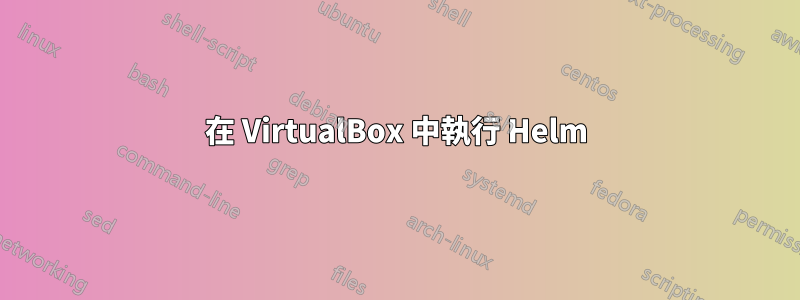 在 VirtualBox 中執行 Helm