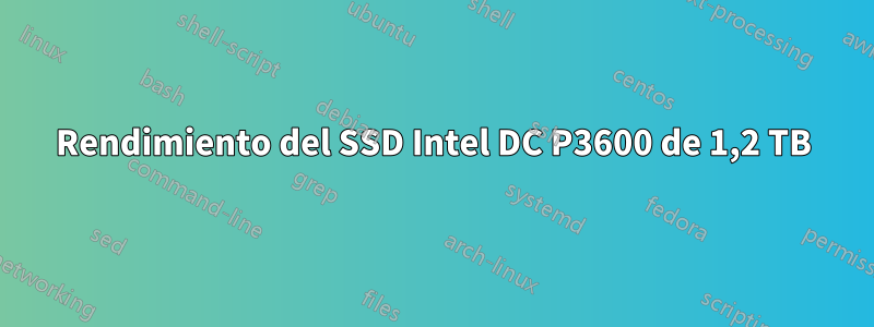 Rendimiento del SSD Intel DC P3600 de 1,2 TB