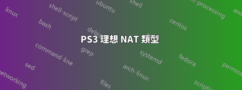 PS3 理想 NAT 類型