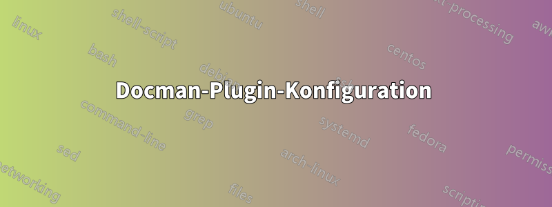 Docman-Plugin-Konfiguration