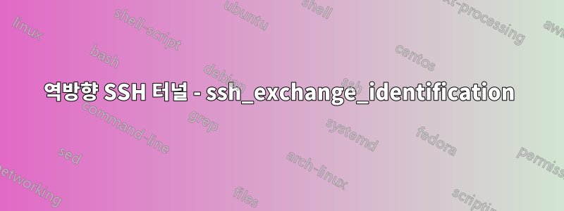 역방향 SSH 터널 - ssh_exchange_identification