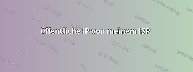 Öffentliche IP von meinem ISP