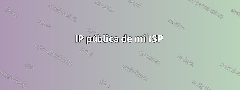 IP pública de mi ISP