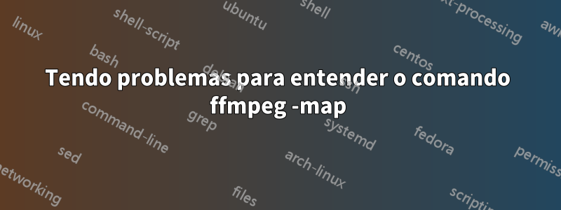 Tendo problemas para entender o comando ffmpeg -map