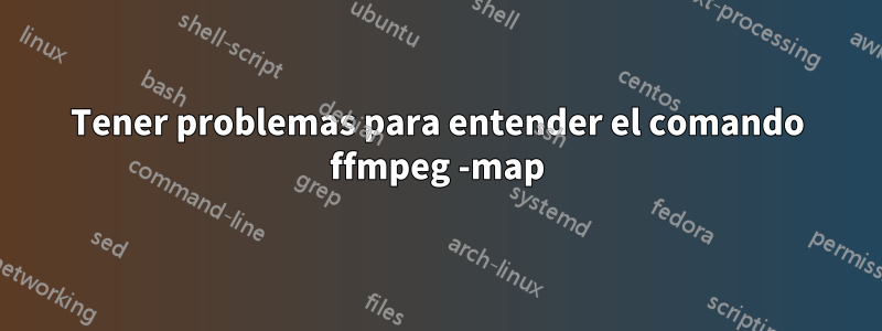 Tener problemas para entender el comando ffmpeg -map