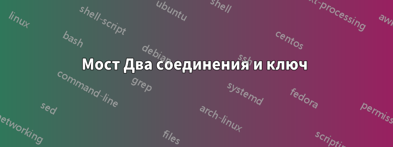 Мост Два соединения и ключ