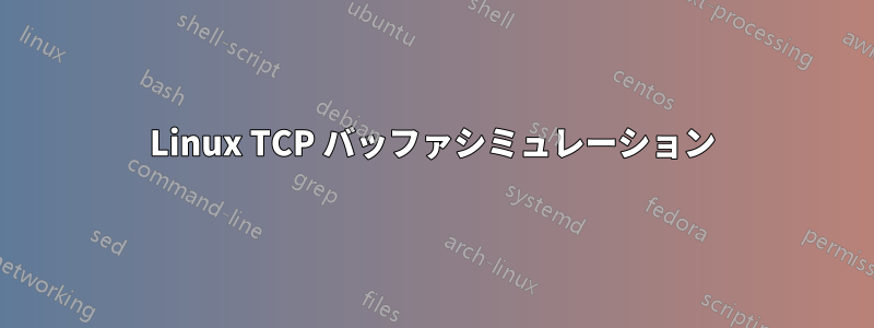 Linux TCP バッファシミュレーション