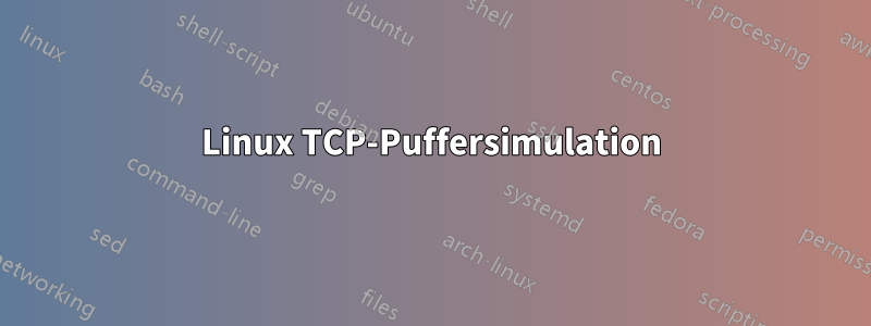 Linux TCP-Puffersimulation