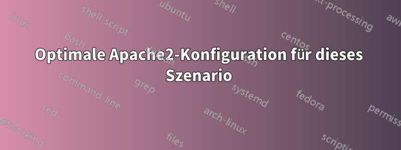 Optimale Apache2-Konfiguration für dieses Szenario