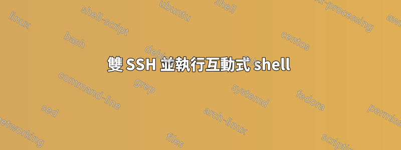 雙 SSH 並執行互動式 shell