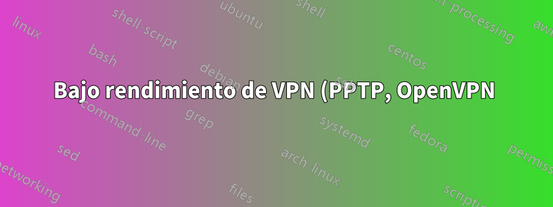 Bajo rendimiento de VPN (PPTP, OpenVPN) en Raspberry Pi